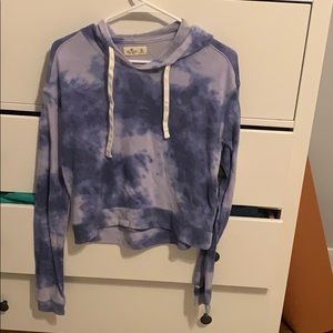 Hollister Blue Tye Die Hoodie